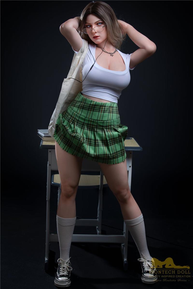 165cm Irontech Sexy Teacher Silicone Sex Doll - Fenny