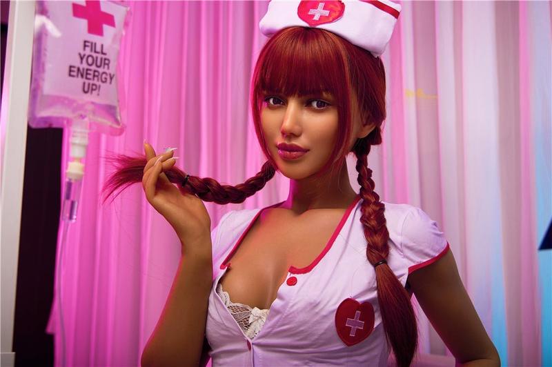 168cm Irontech Silicone Sexy Nurse Sex Doll - Celine