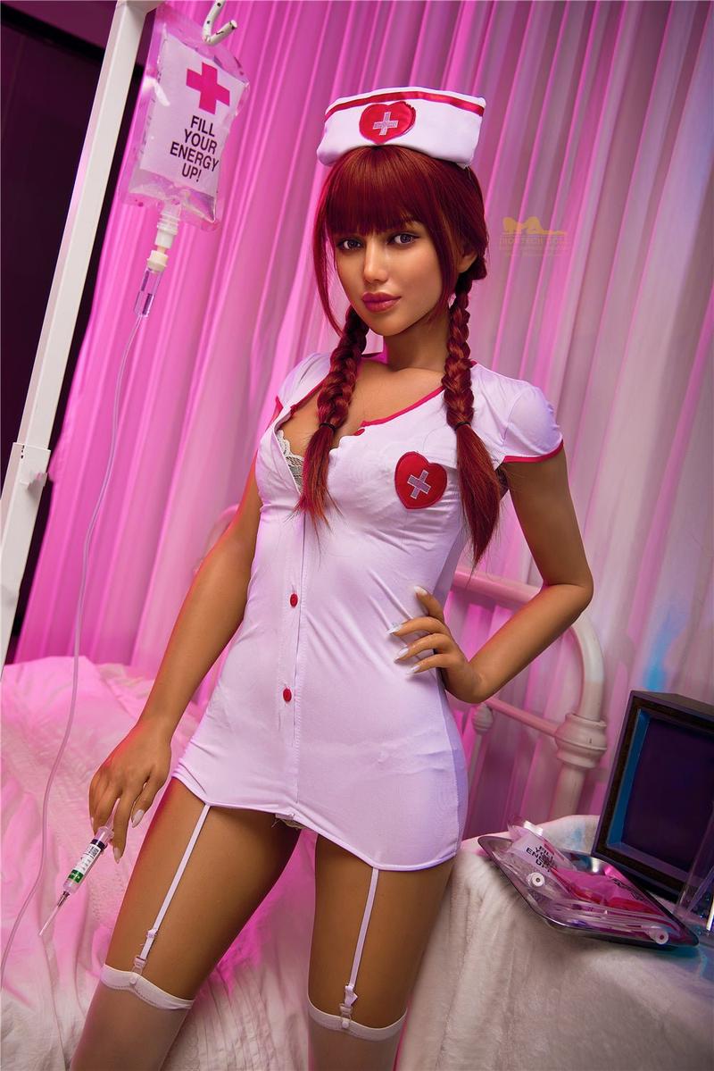 168cm Irontech Silicone Sexy Nurse Sex Doll - Celine